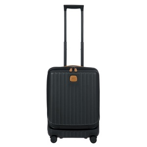 Brics, Capri - Kabinentrolley mit Fronttasche in Schwarz, Capri - Trolley 55cm mit Frontfach in Schwarz