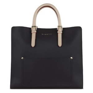 Bugatti, bugatti Henkeltasche »ELLA«, Kurzgrifftasche Ella XL in Dunkelbraun