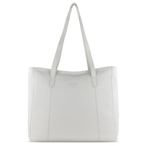 Bugatti, bugatti Reisetasche »ELSA«, echt Leder, Elsa - Reise-Weekender in Weiss
