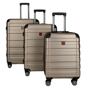 Enrico Benetti, Rochester 3er Trolley Set Champagne, Rochester 3er Trolley Set Champagne