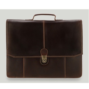Buckle & Seam, Aktentasche Sierra Braun/Stripes, Aktentasche Sierra Braun/Stripes