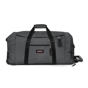EASTPAK, Eastpak Leatherface + - Reisekoffer Black Denim M (69 L), Leatherface M+ Trolley Reisetasche in Black Denim