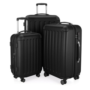 Hauptstadtkoffer, Spree - 3er Koffer-Set S/M/L mit TSA in Schwarz, Spree - 3er Koffer-Set S/M/L mit TSA in Schwarz