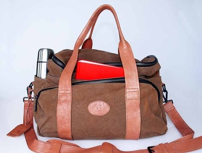 Pajass, Reisetasche S in Braun/Hellbraun, Reisetasche S in Braun/Hellbraun