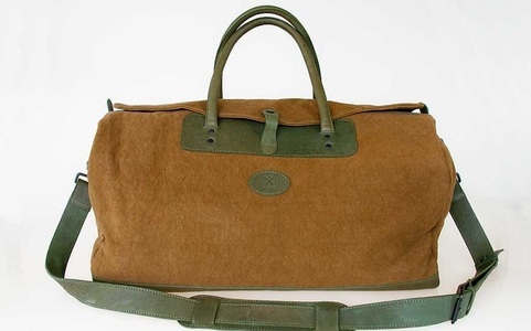 Pajass, Reisetasche Mittel in Braun/Grün, Reisetasche Mittel in Braun/Grün