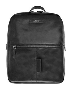 The Bridge, The Bridge Passpartout Uomo- Rucksack aus Leder in Schwarz, The Bridge - Passpartout Uomo- Rucksack aus Leder, für Damen, Schwarz