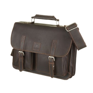 Bull & Hunt, Messenger Business Bag in Hunter-Brown, Messenger Business Bag in Hunter-Brown