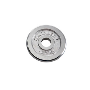 HAMMER, HAMMER Hanteln und Gewichte Hantelscheibe 30 mm 1.25 kg chrom, HAMMER Hanteln und Gewichte Hantelscheibe 30 mm 1.25 kg chrom