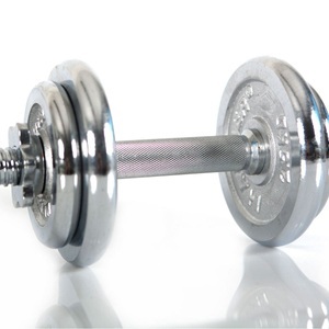 HAMMER, HAMMER Hantel-Set 10 kg Kurzhantel-Set, Chrom, HAMMER Hanteln und Gewichte 10 kg Kurzhantel-Set, Chrom