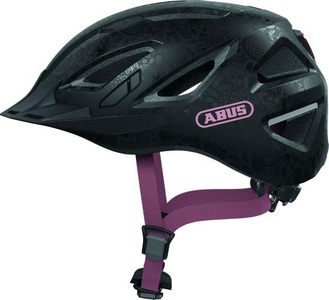 ABUS, ABUS Urban-I 3.0 Helm schwarz 2021 S | 51-55cm Trekking & City Helme, ABUS Velohelm Urban-I 3.0 - Flower Art (Grösse: S (51-55 cm))