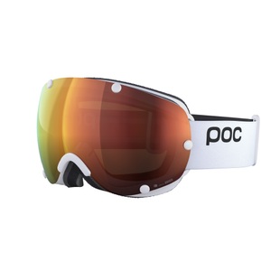 Poc, POC Lobes Clarity Skibrille - Hydrogen White, Spektris Orange, POC Lobes Clarity Goggles weiß 2021 Ski & Snowboardbrille