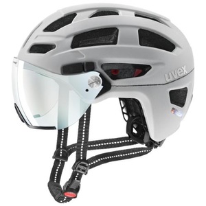 Uvex, UVEX Finale Visor Vario Helm papyrus matt 2021 56-61cm Trekking & City Helme, Uvex Finale visor vario Velohelm ecru