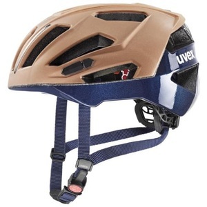 Uvex, Uvex Gravel-x Velohelm hellbraun, Uvex Gravel X Velohelm - Hazel-Deep Space Mat (Grösse: 56-61)