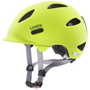 Uvex, Uvex Velohelm Kinder Oyo - Neon Yellow-Moss Green Mat, Uvex Oyo Velohelm neongrün