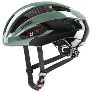 Uvex, Uvex Rise Velohelm smaragd, Uvex Rise Velohelm - Moss Green-Black (Grösse: 56-59)