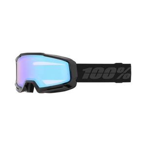 100PERCENT, Okan Hiper Goggle Black - Mirror Turquoise, 100% Okan Skibrille