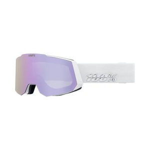 100PERCENT, Snowcraft Hiper Goggle White - Mirror pink, 100% Snowcraft Skibrille