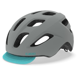 Giro, Giro Damen Trella MIPS Velohelm matte grey/dark teal, Giro Damen Trella MIPS Velohelm - matte grey/dark teal (Grösse: one size)