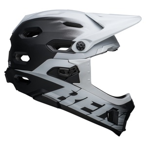 Bell, Bell Super DH Spherical MIPS Helm matte black/white, Bell Super DH Velohelm anthrazit