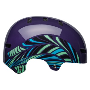 Bell, Bell Local Velohelm dunkelviolett, Bell Local Helm - gloss purple chapelle (Grösse: M)