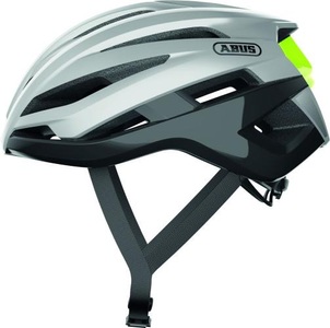 ABUS, ABUS Velohelm StormChaser - Gleam Silver, Abus Stormchaser Velohelm silber