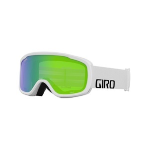 Giro, Giro Cruz Flash Goggle Skibrille / Snowboardbrille rohweiss, Giro Cruz Flash Skibrille, Farbe: white wordmark loden green S2, Grösse: one size, Für Brillenträger OTG
