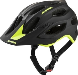 Alpina, Carapax 2.0 Velohelm, Alpina Carapax 2.0 Velohelm - black-neon yellow matt (Grösse: 52-57)