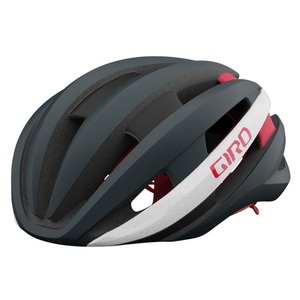 Giro, Giro Synthe Mips II Helm grau/weiß 2021 L | 59-63cm Rennvelohelme, Giro Synthe II MIPS Rennvelo Helm, Farbe: matte portaro grey/white/red, Grösse:L