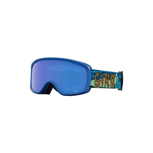 Giro, Giro Buster Flash Goggle Skibrille / Snowboardbrille mint, Giro Buster Flash Skibrille, Farbe: blue shreddy yeti grey cobalt S3, Grösse: one size, Für Brillenträger OTG