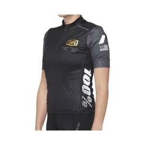 100PERCENT, 100% Exceeda Woman-Jersey black/charcoal S, 100% Exceeda Bikeshirt schwarz