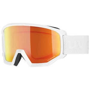 Uvex, Uvex athletic CV Skibrille - white mirror orange colorvision green, UVEX Athletic CV Goggles weiß 2021 Ski & Snowboardbrille