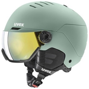 Uvex, wanted visor Skihelm, Uvex Wanted Visor Skihelm - oxid green matt (Grösse: 54-58)
