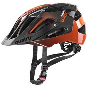 Uvex, UVEX Quatro Helm titan/orange 2021 52-57cm MTB Helme, Uvex Quatro Velohelm titan