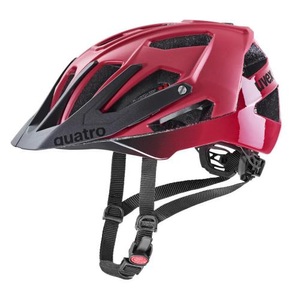 Uvex, UVEX Quatro CC Helm rot/schwarz 2022 56-61cm Trekking & City Helme, Uvex Quatro cc Velohelm rot