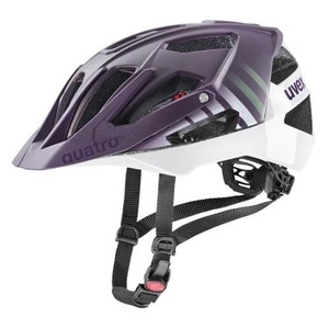 Uvex, UVEX Quatro CC Helm lila/weiß 2022 56-61cm MTB Helme, Uvex Quatro CC Velohelm - Plum White Mat (Grösse: 56-61)
