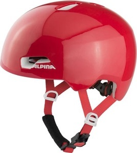 Alpina, Alpina Velohelm Kinder Hackney - Red Gloss, Alpina Velohelm Kinder Hackney - Red Gloss (Grösse: 51-56)