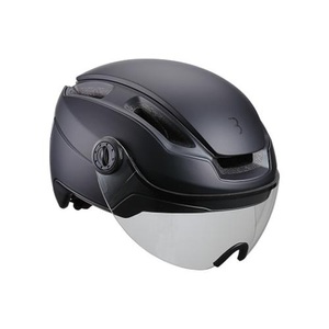 BBB, BBB Indra FaceShield Helm schwarz 2021 L | 58-62cm Trekking & City Helme, BBB Indra Speed 45 Visier Velohelm mit Visier - matt schwarz (Grössen: L (58-62cm))