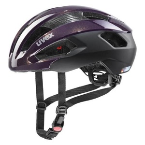 Uvex, UVEX Rise CC Helm lila/schwarz 2022 52-56cm Rennvelohelme, Uvex Rise cc Velohelm dunkelviolett