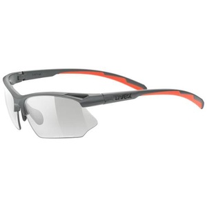 Uvex, Uvex Sportbrille Sportstyle 802 Variomatic - Grey Mat, Smoke, 