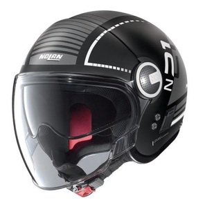 Nolan, Nolan N21 Visor Runabout #56 Jethelm - schwarz matt-grau (Grösse : S (55-56 cm)), Nolan N21 Visor Runabout #56 Jethelm - schwarz matt-grau (Grösse : S (55-56 cm))