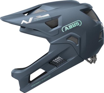 ABUS, ABUS Fahrradhelm YOUDROP FF midnight blau-S, Abus Helm YouDrop Full Face 48-55 cm, blau