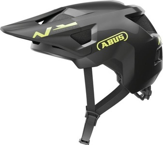 ABUS, Abus Kinder Velohelm YouDrop - Shiny Black, Abus Helm YouDrop shiny black S, 48-55 cm