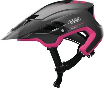 ABUS, ABUS Helm MONTRAILER fuchsia pink M, Abus MonTrailer Velohelm pink
