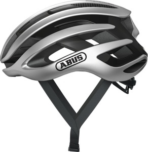 ABUS, Abus Airbreaker Velohelm silber, ABUS Velohelm Airbreaker - Gleam Silver (Grösse: M (52-58 cm))