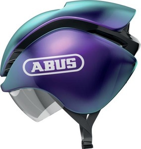 ABUS, ABUS GameChanger TRI Helm lila 2022 M | 52-58cm Triathlon Helme, ABUS Velohelm GameChanger TRI - Flip Flop Purple Shiny (Grösse: M (52-58 cm))