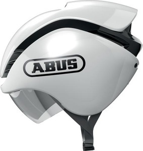 ABUS, ABUS GameChanger TRI Helm weiß 2022 M | 52-58cm Triathlon Helme, Abus GameChanger TRI Velohelm weiss