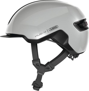 ABUS, Abus Hud-Y Ace - Fahrradhelm Race Grey M, Abus HUD-Y Velohelm hellgrau