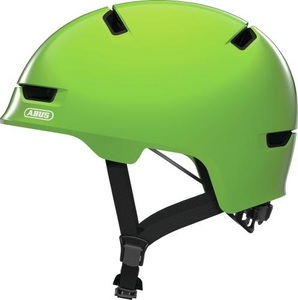 ABUS, Abus Casque de vélo abus scraper kid 3.0 / / brillant vert, Abus Velohelm Scraper 3.0 Kid - Shiny Green (Grösse: M (54-58 cm))
