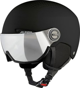 Alpina, Alpina Arber Visor Skihelm - Black Matt, Alpina Arber Visor Skihelm - Black Matt (Grösse: 54-58)
