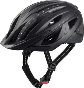 Alpina, Alpina Haga LED Helm black matt 2021 58-63cm Trekking & City Helme, Alpina Haga LED Velohelm - black matt (Grösse: 58-63)